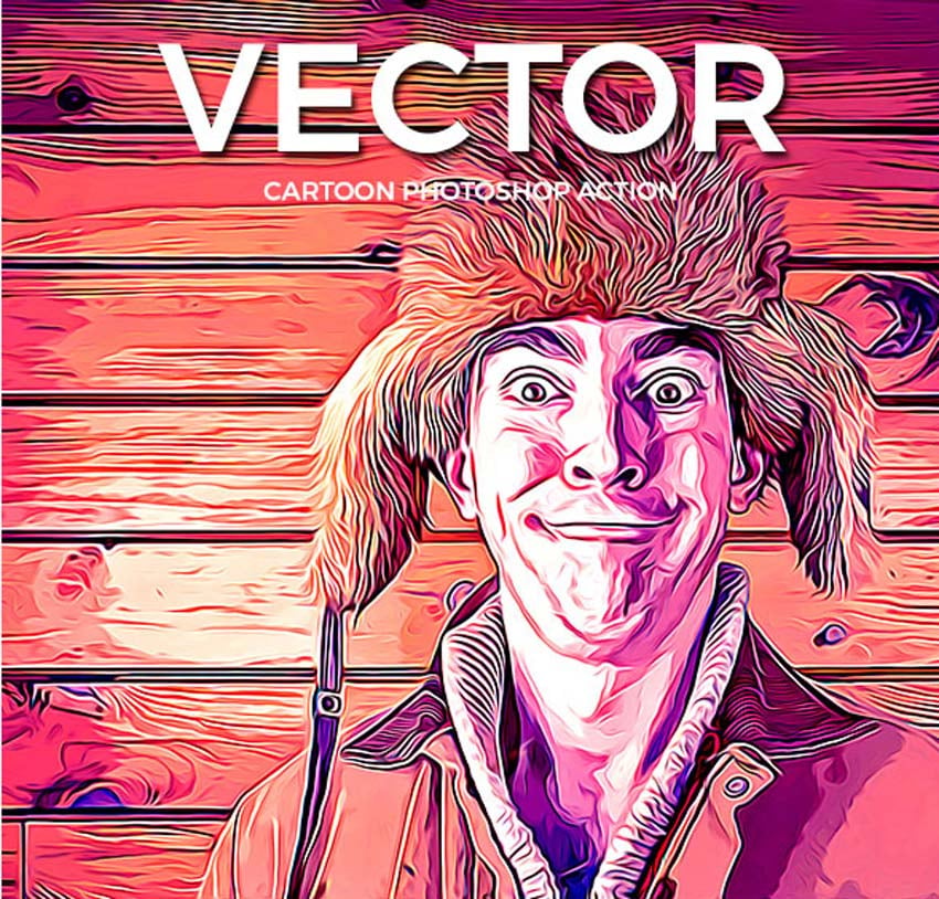 Vector Cartoon Photoshop Action