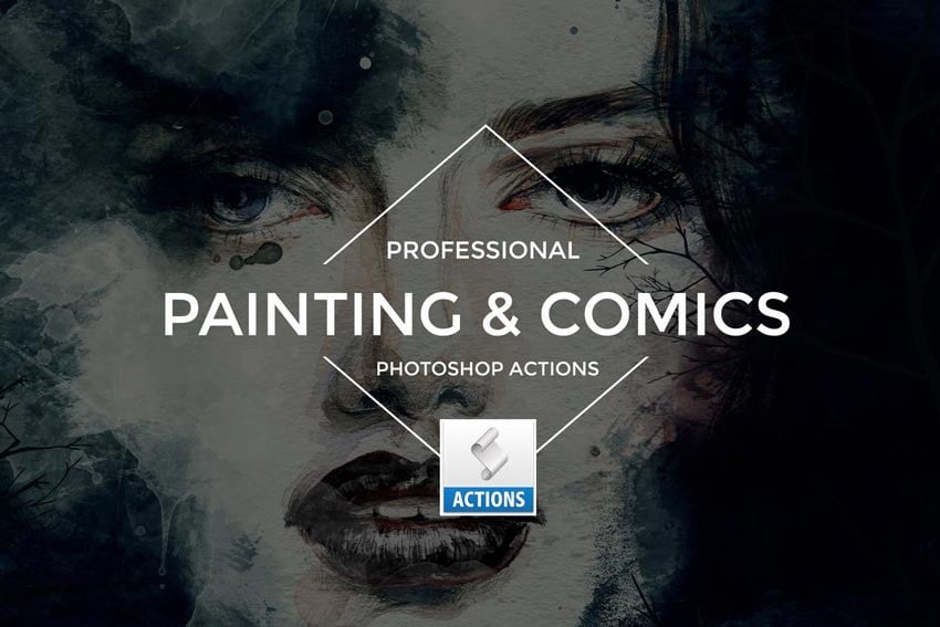 Painting Comics Photoshop Actions