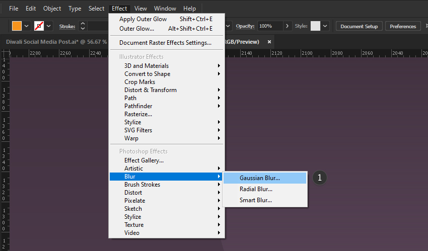 add gaussian blur