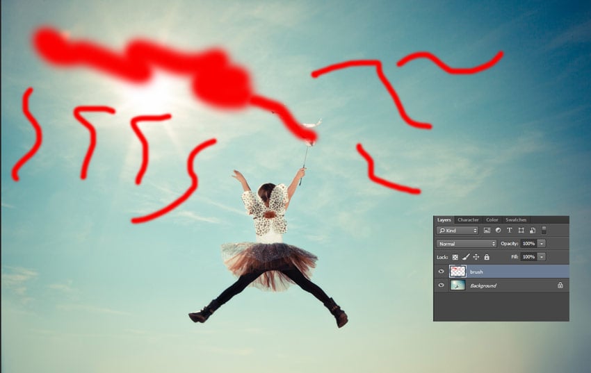 brush over your image