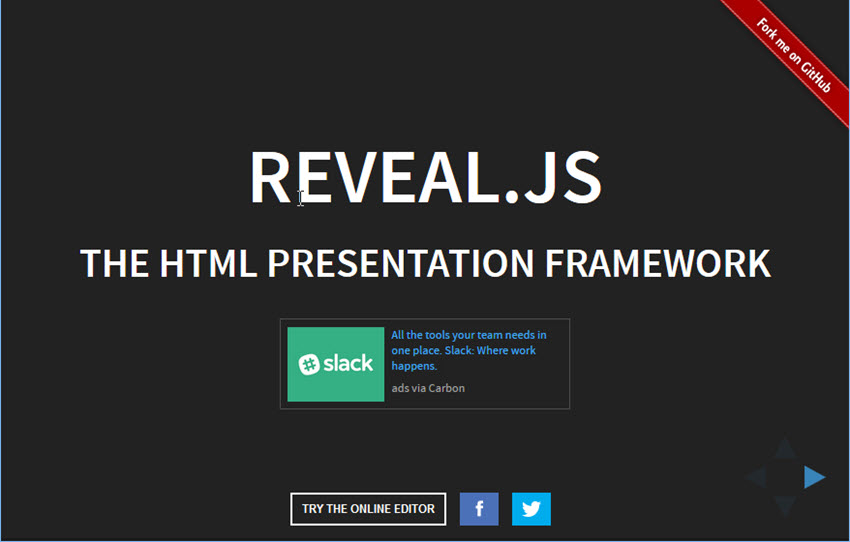 PowerPoint Alternative Revealjs
