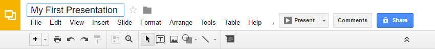 Rename the presentation