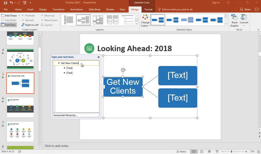 Start your mind map graphic with a goal
