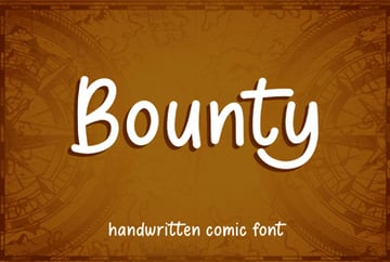 Bounty - Handwritten Comic Font