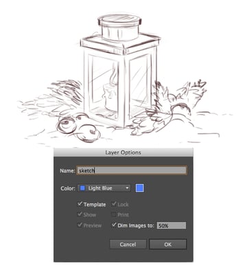 make a template layer