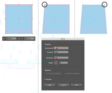start shaping the head from a rectangle 