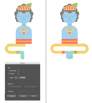 attach the leg group to the body