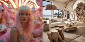 Samples AI generated images by Midjourney