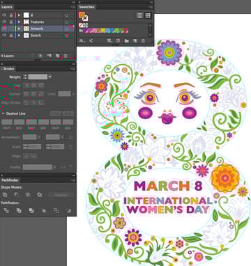 adobe illustrator offset path pucker bloat options expand appearance polygon tool