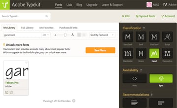 adobe typkit sync acess fonts adobe illustrator character panel type tool tekton pro
