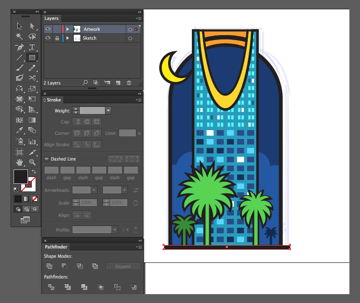 adobe illustrator rectangle tool base icon kingdom centre 