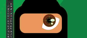 Color shapes of eye and Group Together