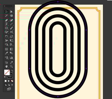 Object path offset path to create candelabra