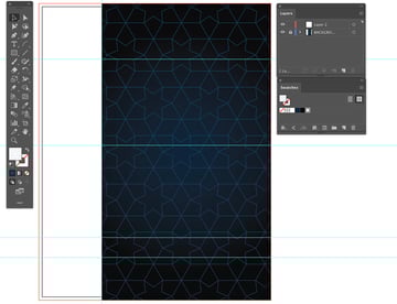 create pattern add layer lock background event flyer design