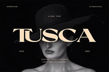 Tusca Serif Display Font