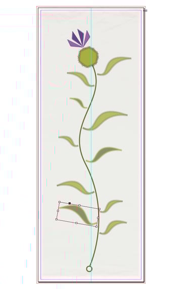 repeated leaves on thistle