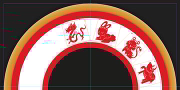 rotated dragon image