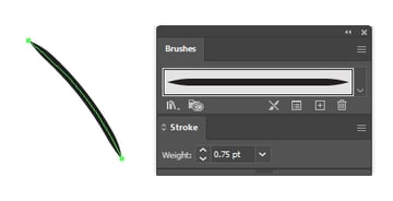 How to make GTA palm trees with Illustrator brushes option 3