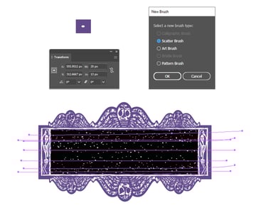 How to make a sprinkles scatter brush