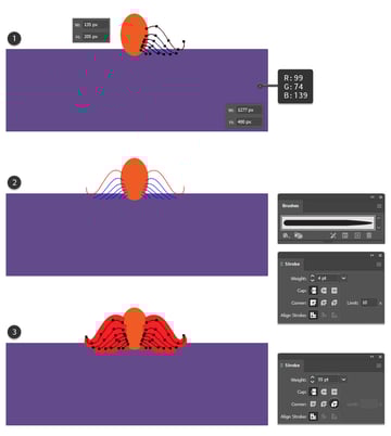 How to make the spider legs