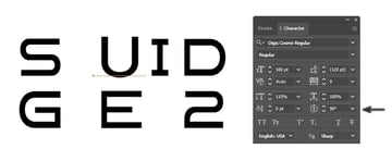 How to rotate a font letter in Illustrator