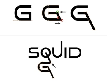 How to distort letter G