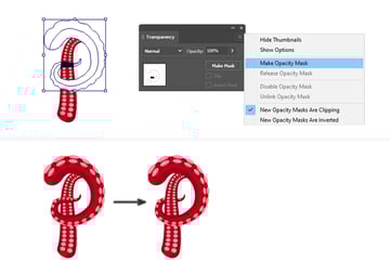 how to mask and twist the tentacles 