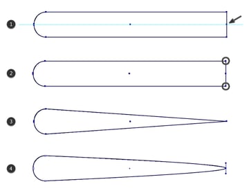 how to create a simple tentacle shape