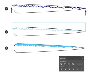 how to create a shading shape on the tentacle brush
