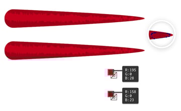 how to color the tentacle Illustrator brush