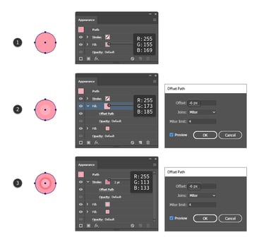 how to create a tentacle sucker shape