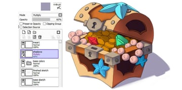 Adding layer with shadows