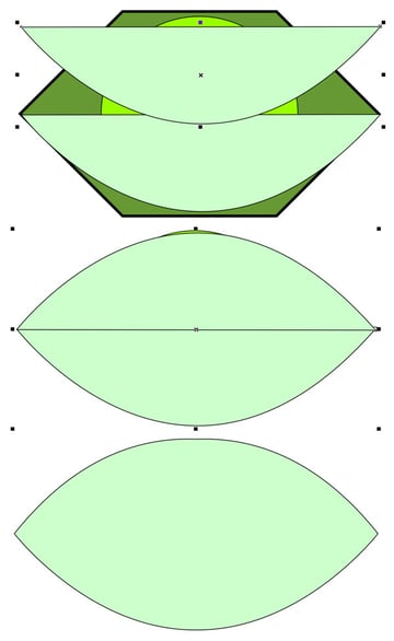 Create the eye shape