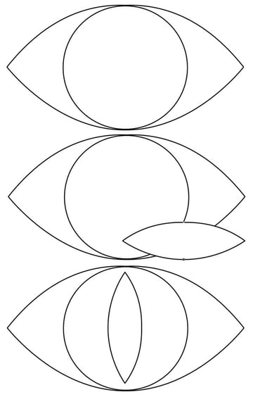 Add details to create a simple cat eye