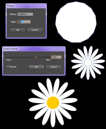 Create an easy daisy