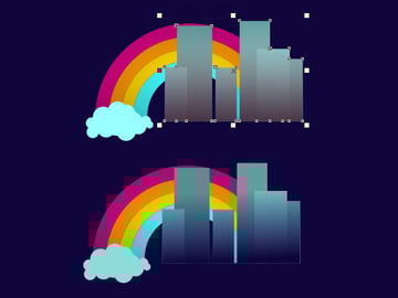 Shade your little city in the clouds