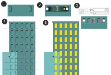 Draw some cute little windows on your buildings