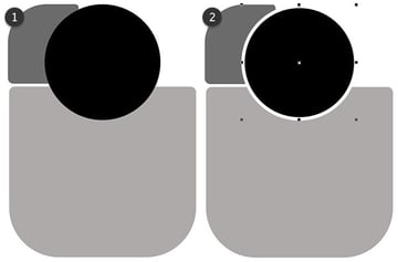 simplify the objects and reduce the circles size