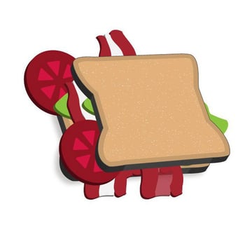 Lunch is on user Tauseef Abbasi with this delicious 3D Illustrated sandwich created using a tutorial by Simona Pfreundner