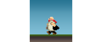 User Bryan shared his version of an animated pixel sprite thanks to a tutorial created by Gleb Polikanin