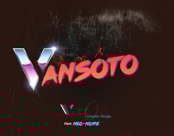 User PowerHouse_PR took inspiration from a 1980s inspired text effect from a tutorial by Rose and ran with it in this glorious result