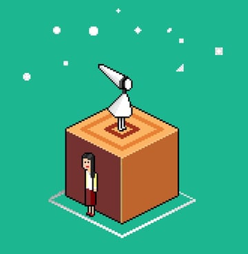 Sophie Huang shared her absolutely wonderful version of an isometric character created from a tutorial by Ren Alejandro Hernndez