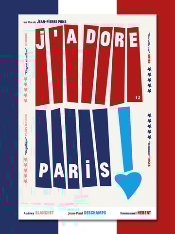 Husain Regal commented with his version of a fantastic French movie poster design from a tutorial by Grace Fussell
