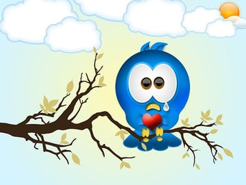 User chanchala verma commented with their version of a cute twitter bird icon from a tutorial by Alberto Kaiser Sosa