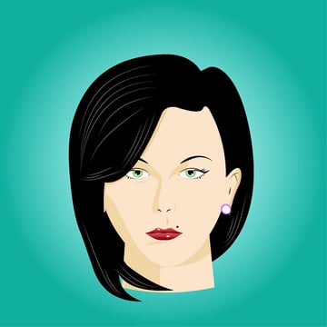 Yousef Sheikh Khalil commented with his result from a human face vector tutorial by Iaroslav Lazunov