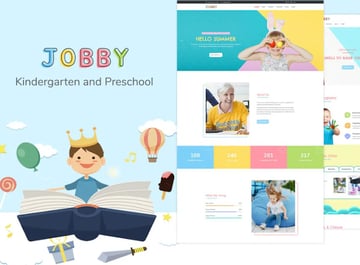 jobby day care HTML template
