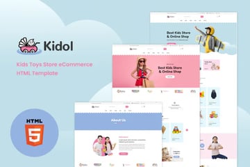 kidol kids toy store html template