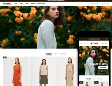 influence shopify theme