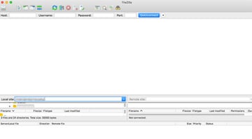 Filezilla QuickConnect