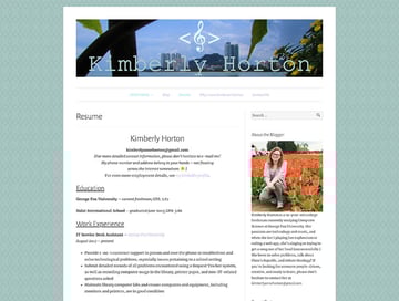 Kimberly Hortons website